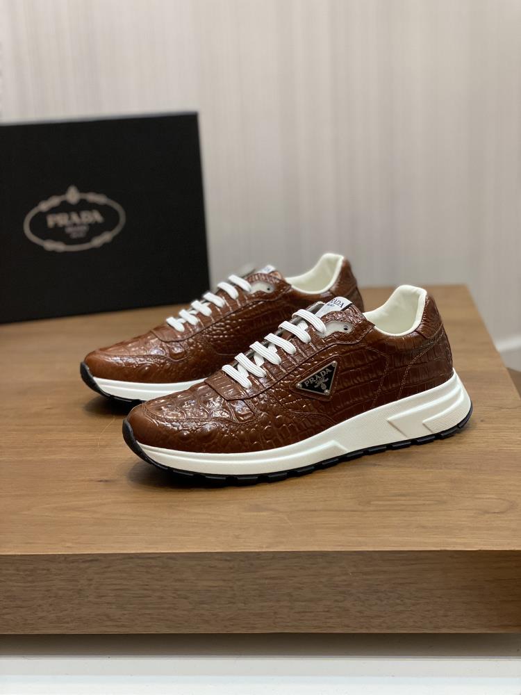 Prada top tier purchasing agent Puzao Street Mens God sports shoes have arrived and the original configuration is also available in the counter The