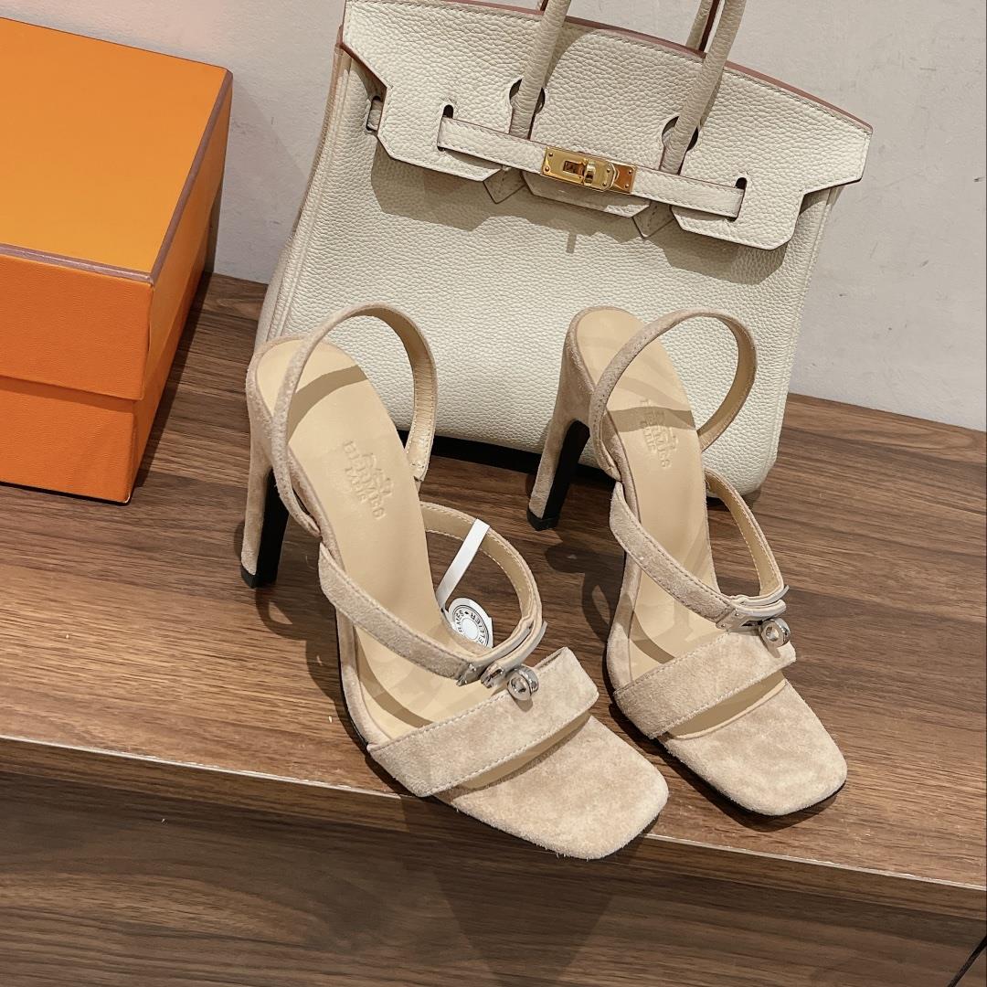 Ex factory Hermes Glamour sandals series are fashionable and versatile super comfortable