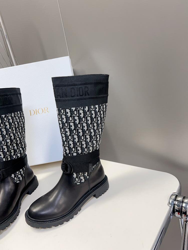 Dior Classic Autumn and Winter Knight Boots featuring numerous celebrities internet cele