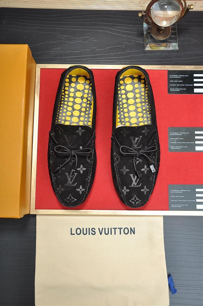 LV shoes Doudou shoes imported original waterdyed cowhide  these words alone evoke a s