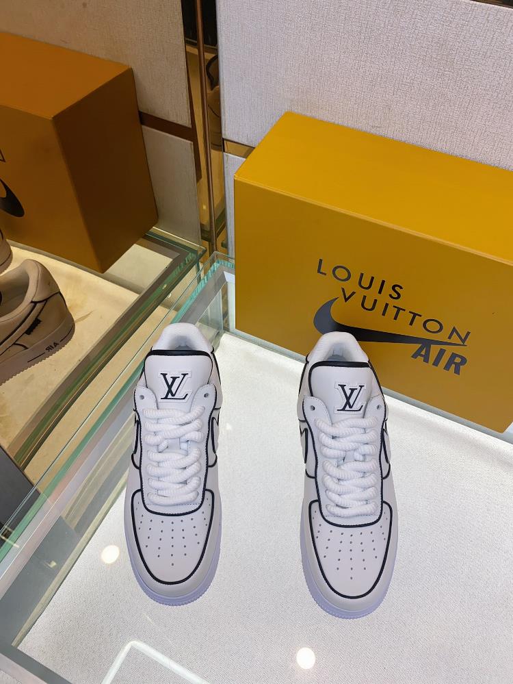 The Louis Vuitto x Nike Co branded Cool Couple casual sneaker features an unbeatable color