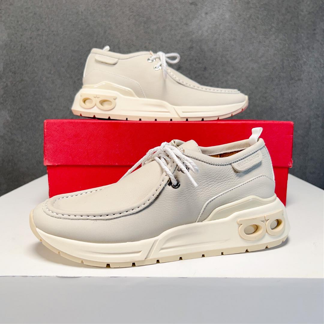 salvatore Ferragamo SpA 2023 mens new casual sneakers are fashionable sporty charmin