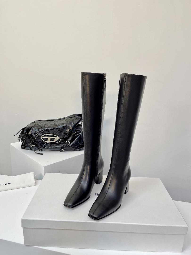 the row 23ss new square toe boots for autumn and winterThe row has never lost in creating