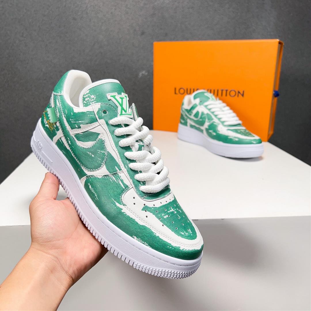 The new lvAF1 Dreamy Co branded Air Force One highend mens sports and leisure shoesOri