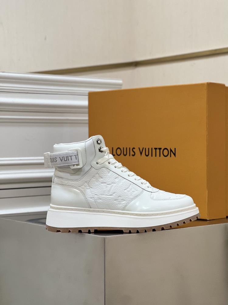 Beyond their visual appeal LV high top boots are also incredibly comfortable and practica