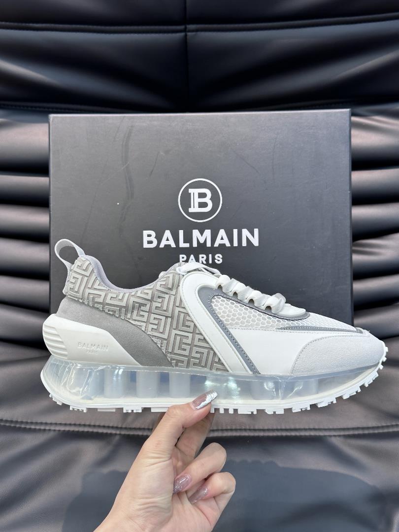 Balmain Balmans new air cushion sports shoes mens low top sports shoes purchase the or