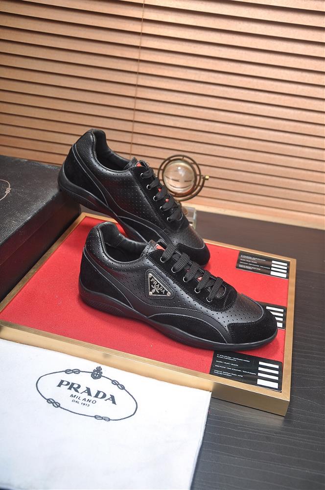 Another popular choice from Prada is their range of stylish sneakers From sleek leather d