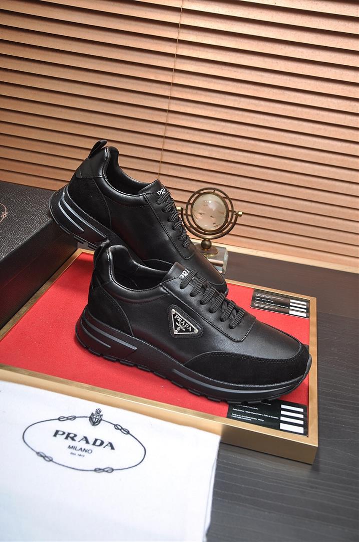 Prada mens shoes highend brand official website 11 The latest masterpiece vamp is made o