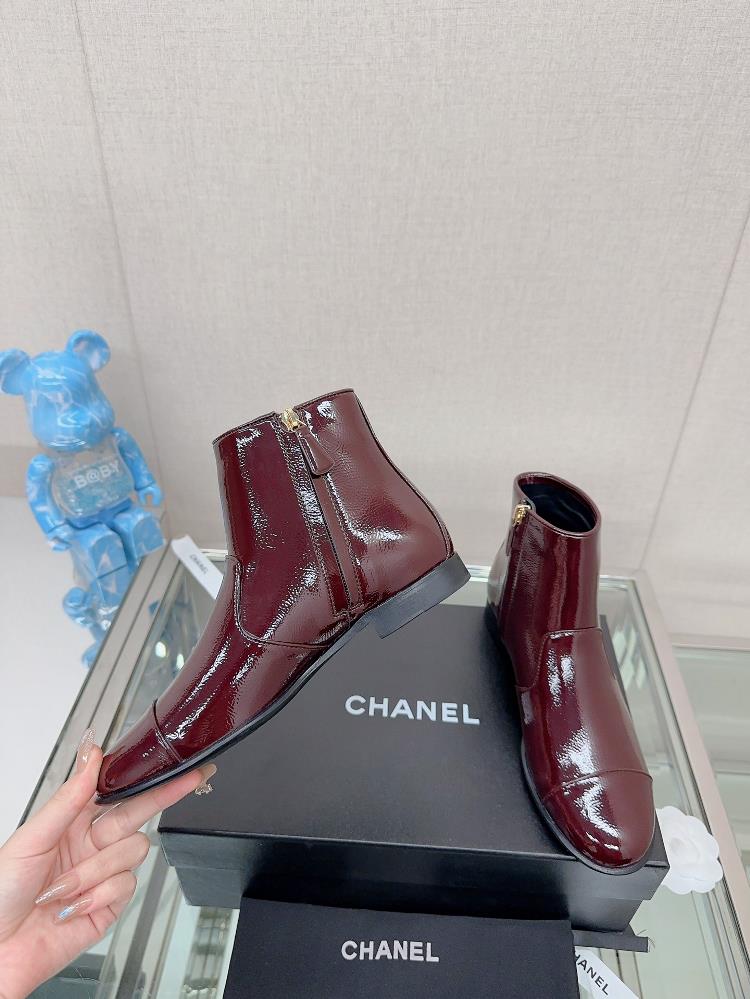 23 Ss AutumnWinter New Change Little Fragrance Double C Flat Bottom Short Boots The popul