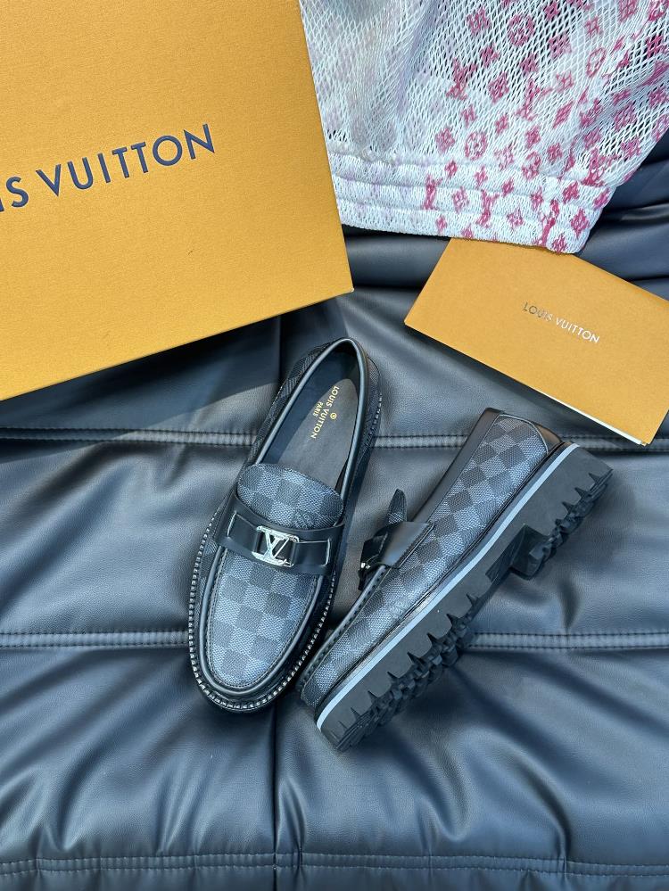 lv Lefu shoes highend mens formal shoes casual leather shoes essential for gentlemen to enjoy the style of men Imported Italian cowhide the top