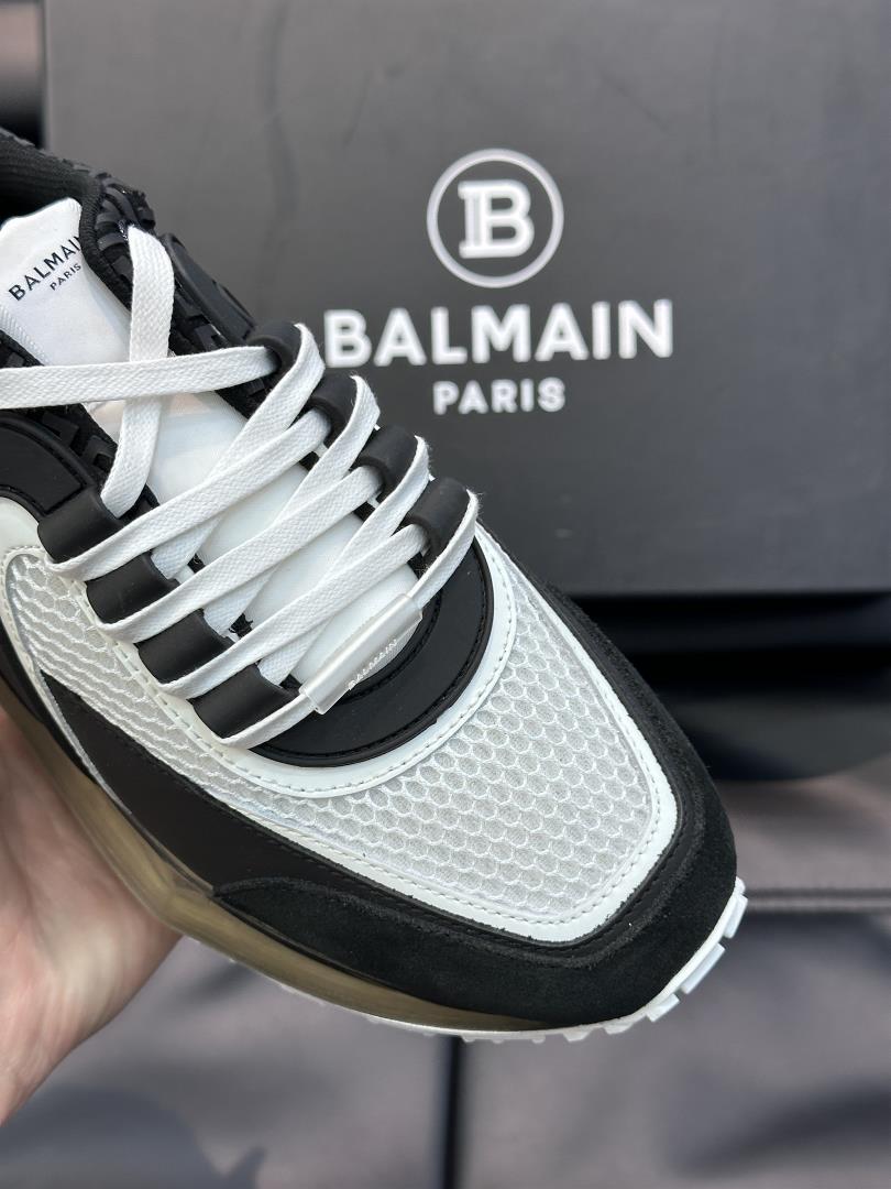 Balmain Balmans new air cushion sports shoes mens low top sports shoes purchase the or