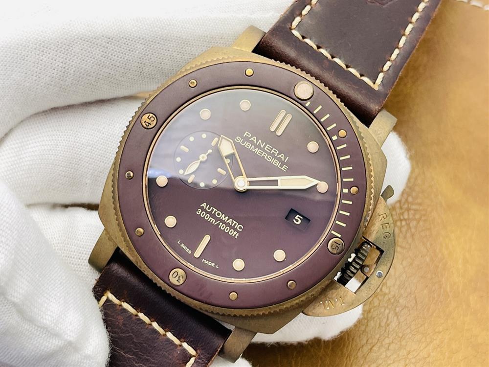 ZF heavyweight 2023 new product Peinahai Submercible Bronzo Stealth Series PAM00968 Bronze