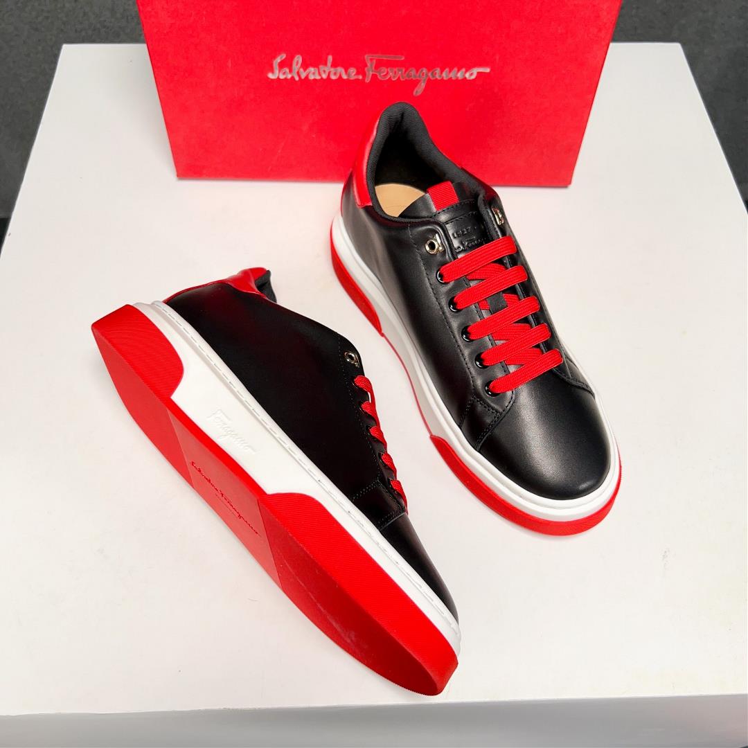 salvatore Ferragamo SpA 2023 mens new casual sneakers are fashionable sporty charmin