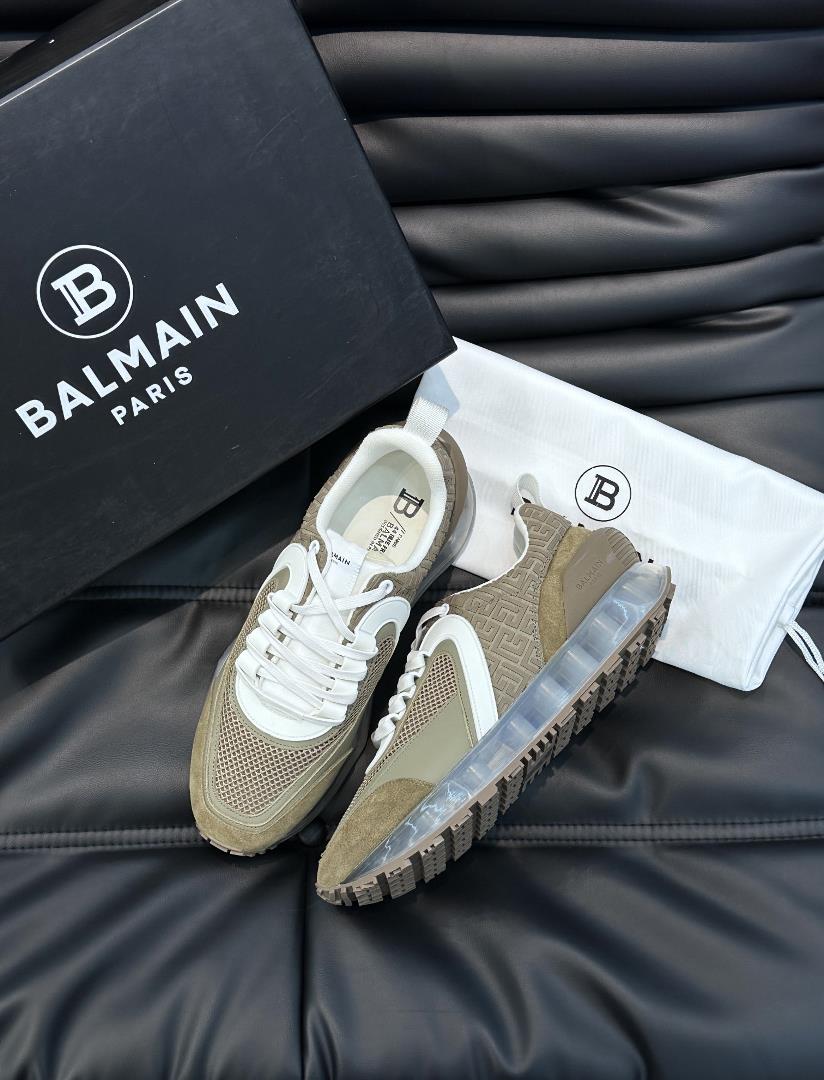 Balmain Balmans new air cushion sports shoes mens low top sports shoes purchase the or