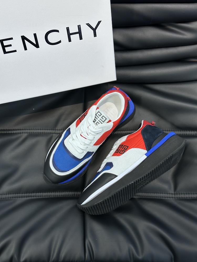 The givenchy brand new  mens thick sole elevated casual sports shoe features a highquali