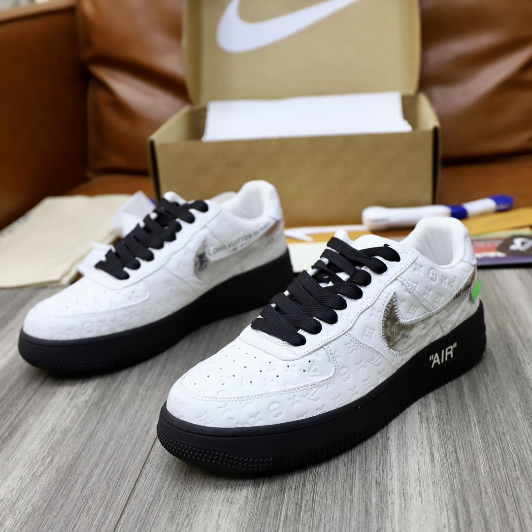 Womens shoes womens clothing couples top edition LV Nike co branded sneaker Air Force