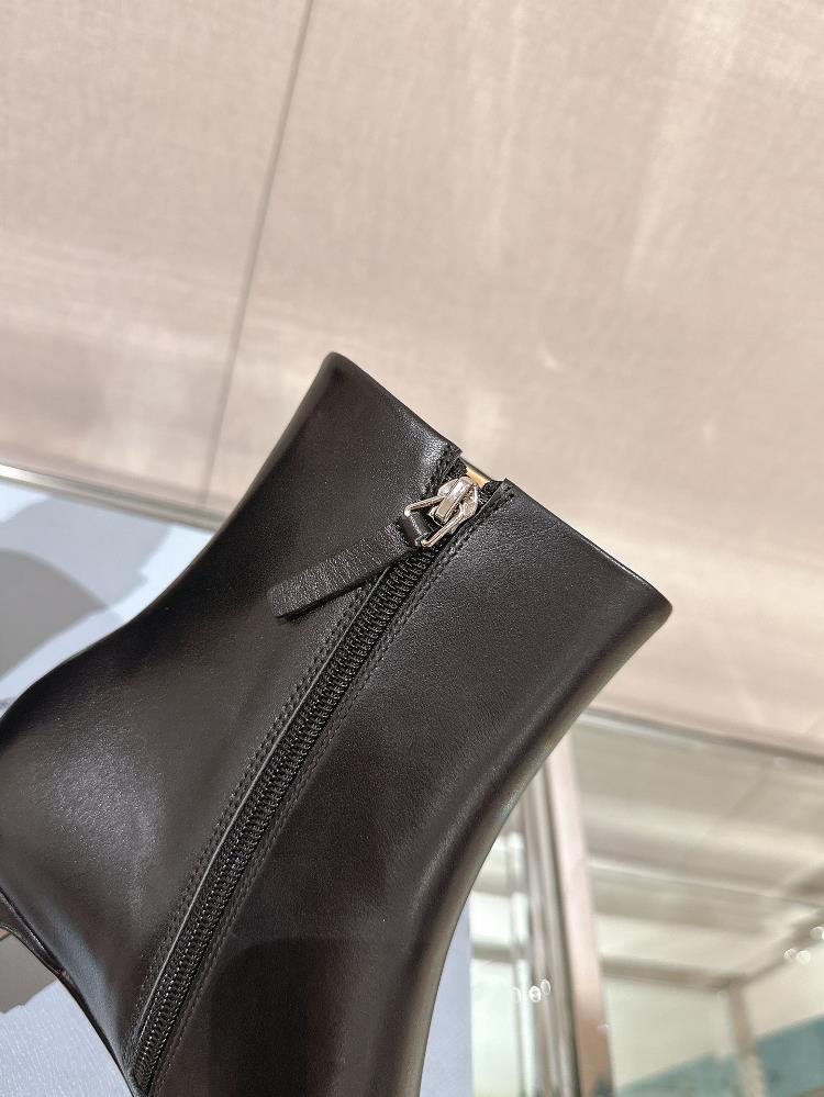 In conclusion the Prada Short boots Long boots Triangle Label Thick Heel Side Zipper ar