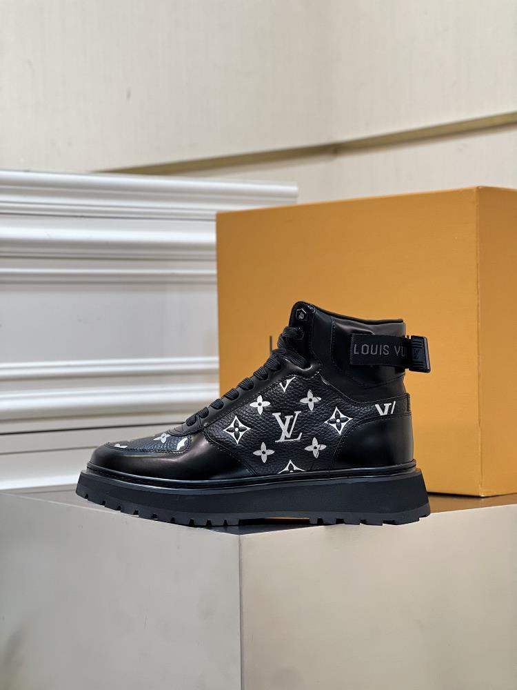 In conclusion LV mens autumn and winter casual high top boots are the ultimate footwear