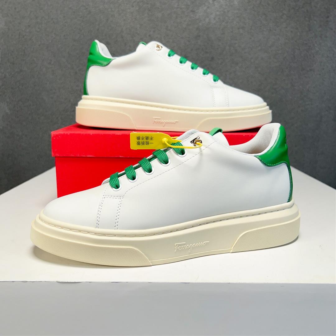 salvatore Ferragamo SpA 2023 mens new casual sneakers are fashionable sporty charmin