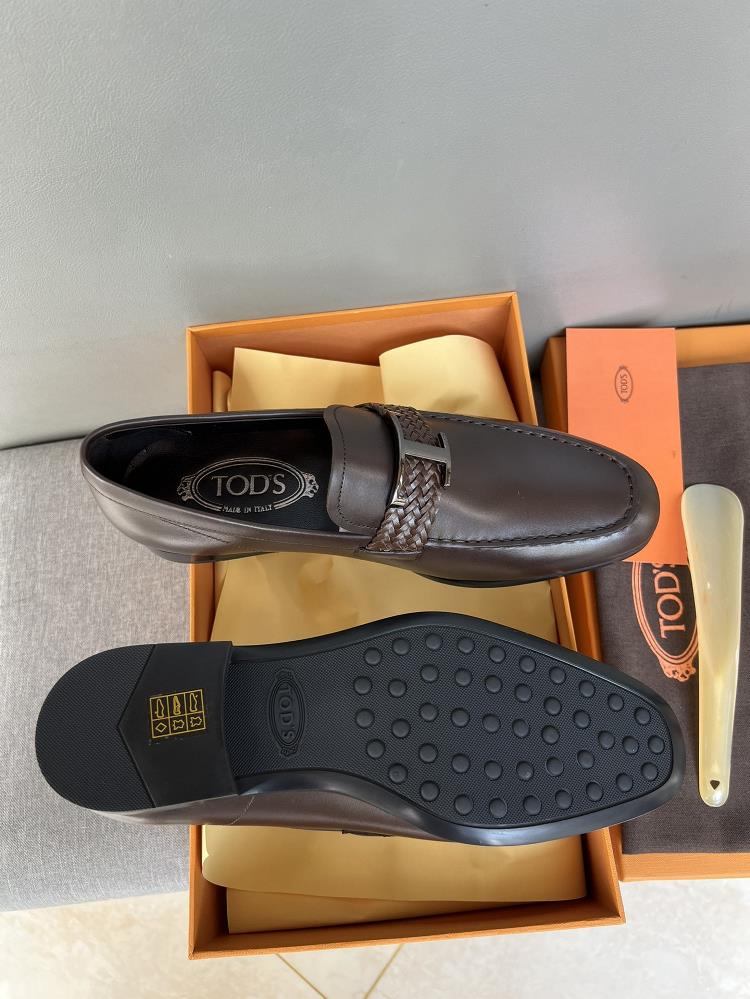 Qiangqiangqiang Original Development Tods Todds Casual Leather Shoes Cover Footwear Counter New Synchronized Exquisite Handmade Sewing Details compara