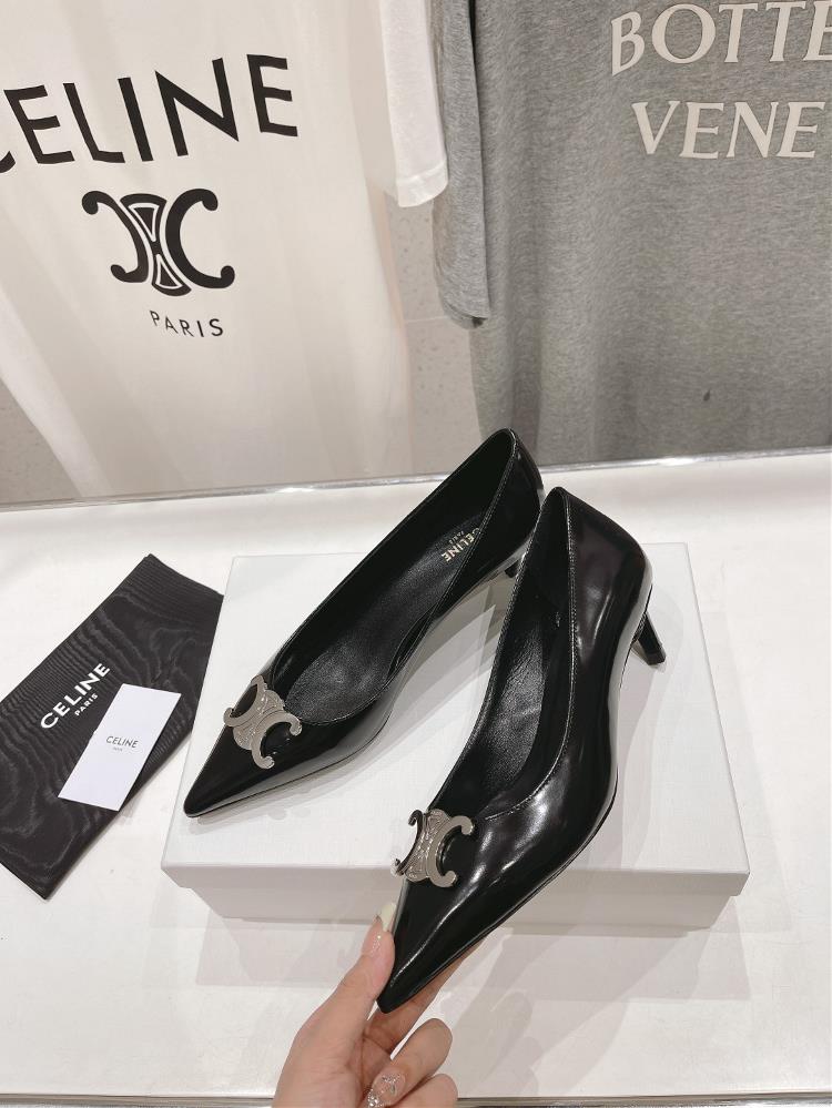 What I love most about Celine kitten heels high heels is their versatility I can seamless