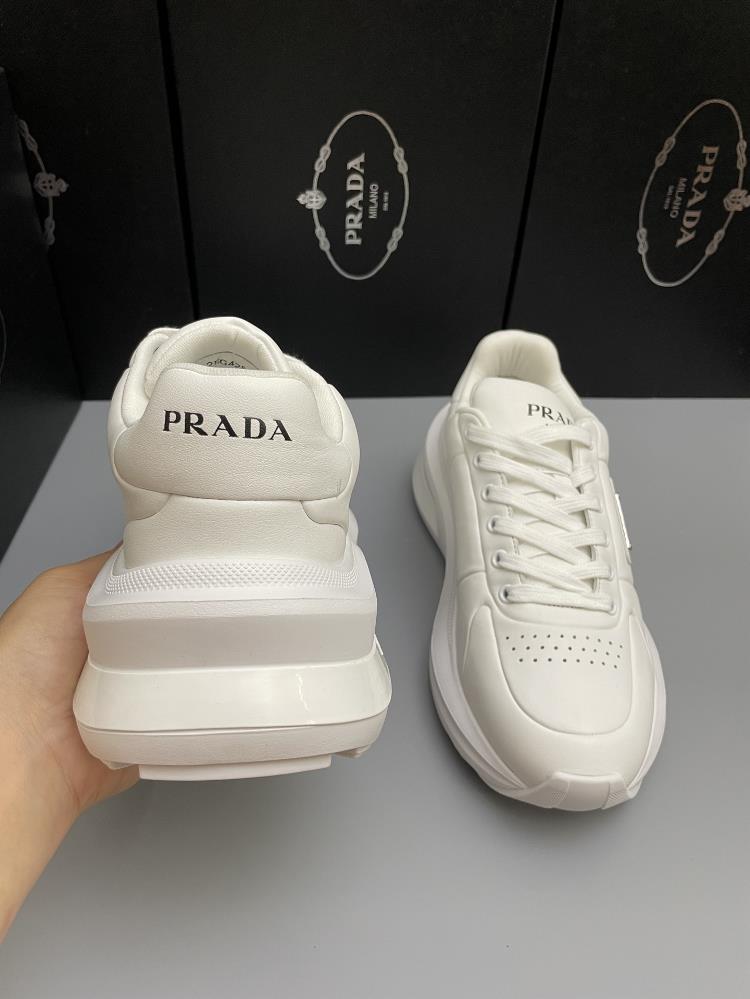 Pradas attention to detail is evident in every aspect of these shoes From the premium qu