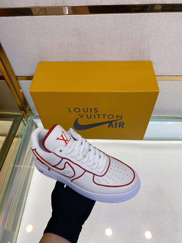 The Louis Vuitto x Nike Co branded Cool Couple casual sneaker features an unbeatable color