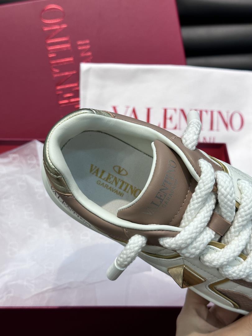 The Valentin Valentin One Stud series of thick soled and elevated sneakers for couples fea