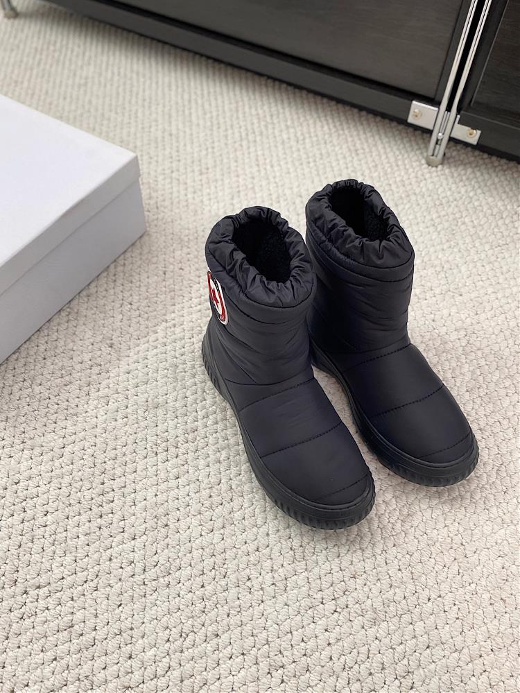 Dior Frost Ankle boots incorporate a high binding style showcasing a new skiing look Th