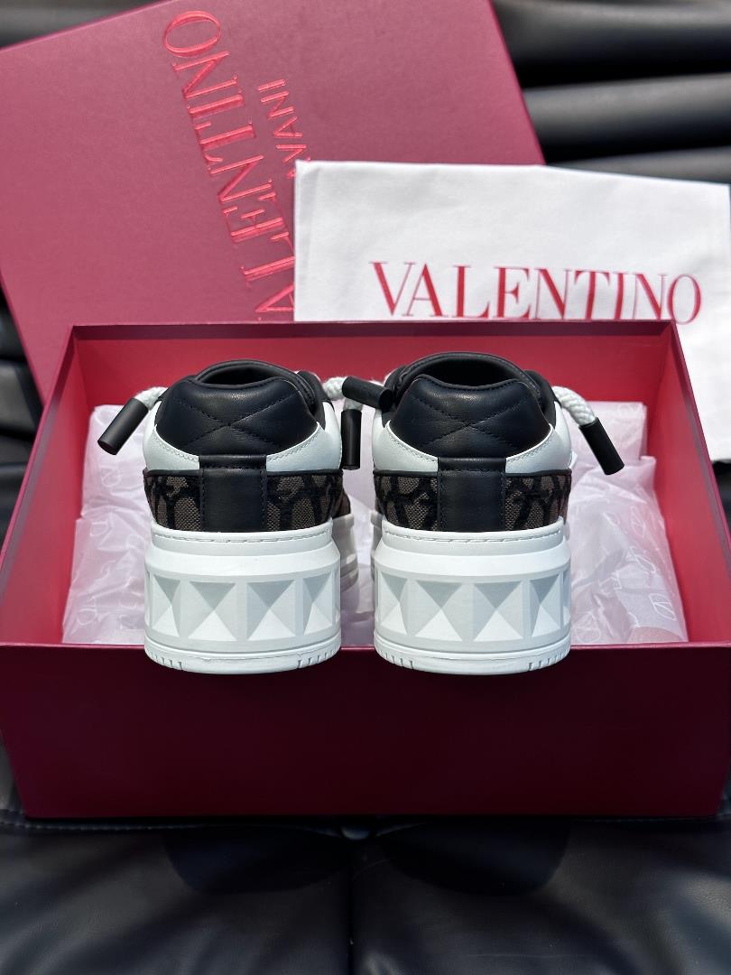 The Valentin Valentin One Stud series of thick soled and elevated sneakers for couples fea