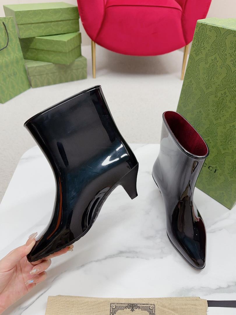 Gucci 2023 SS latest rain boots Exclusive mold opening interlocking double G features a