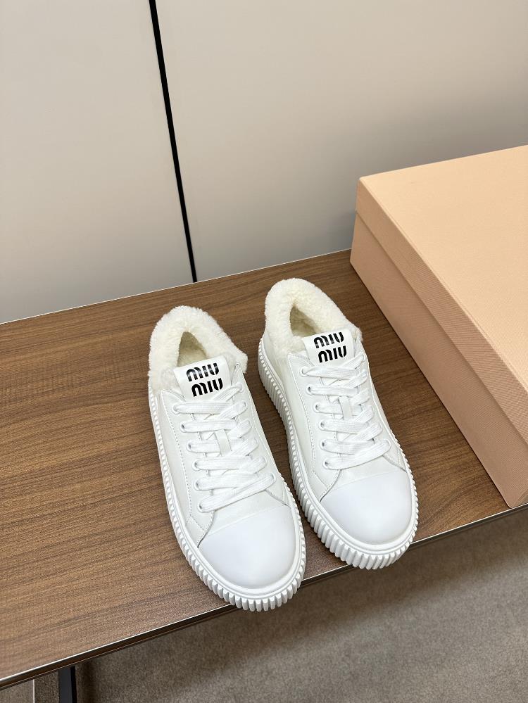 Miu Miu Shoes Wool Sneakers