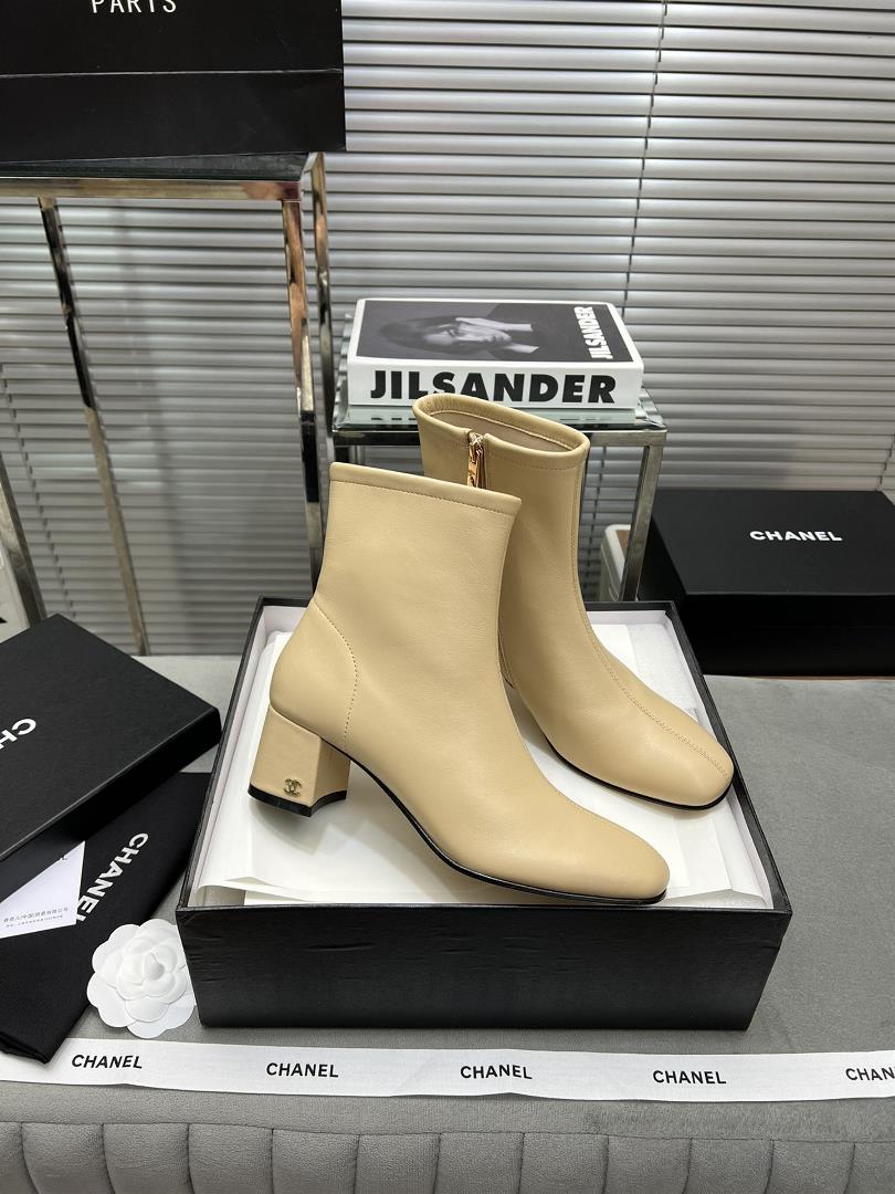 Factory short bootsCHANE Xiaoxiang Autumn and Winter Classic Elastic Boot Top EditionImpor