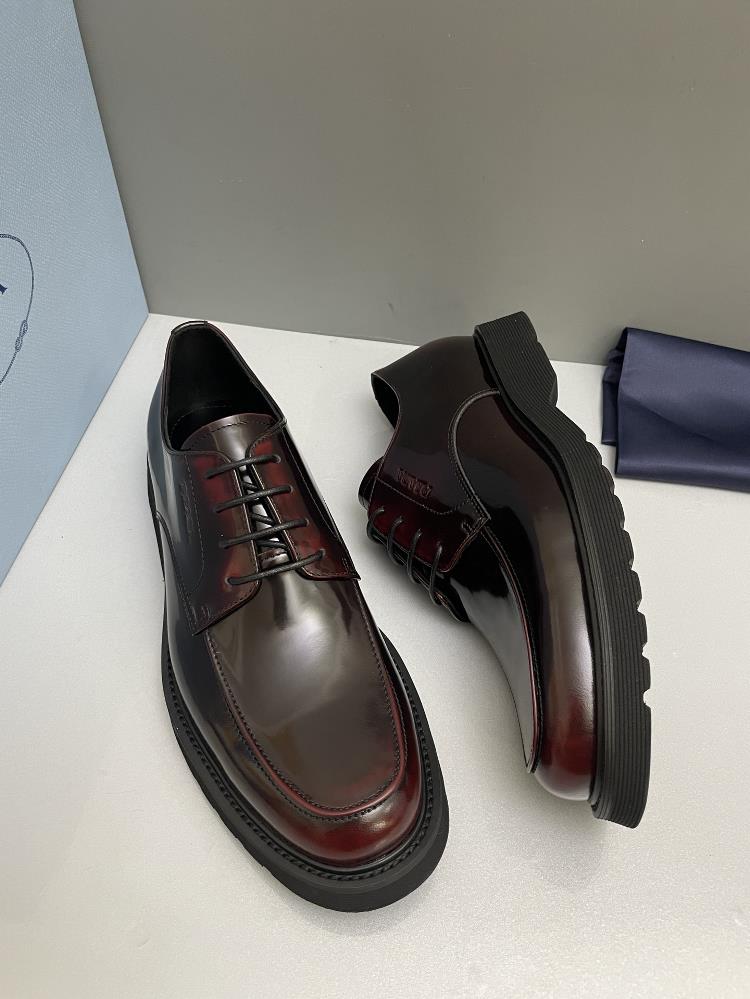 What sets Prada mens formal leather shoes apart from others is their personalized touch