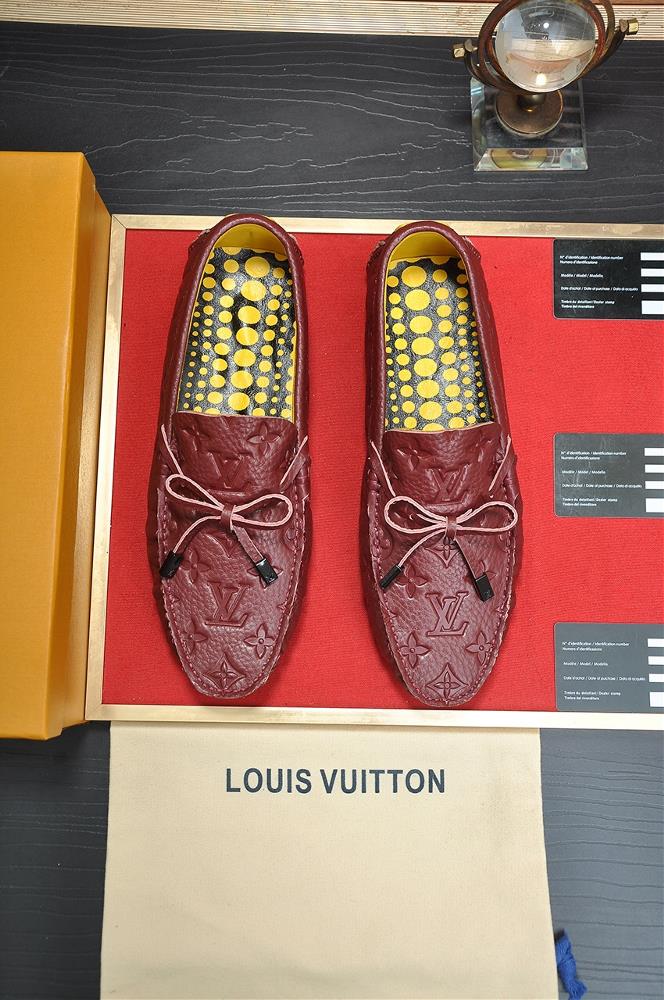 LV shoes Doudou shoes imported original waterdyed cowhide  these words evoke a sense o