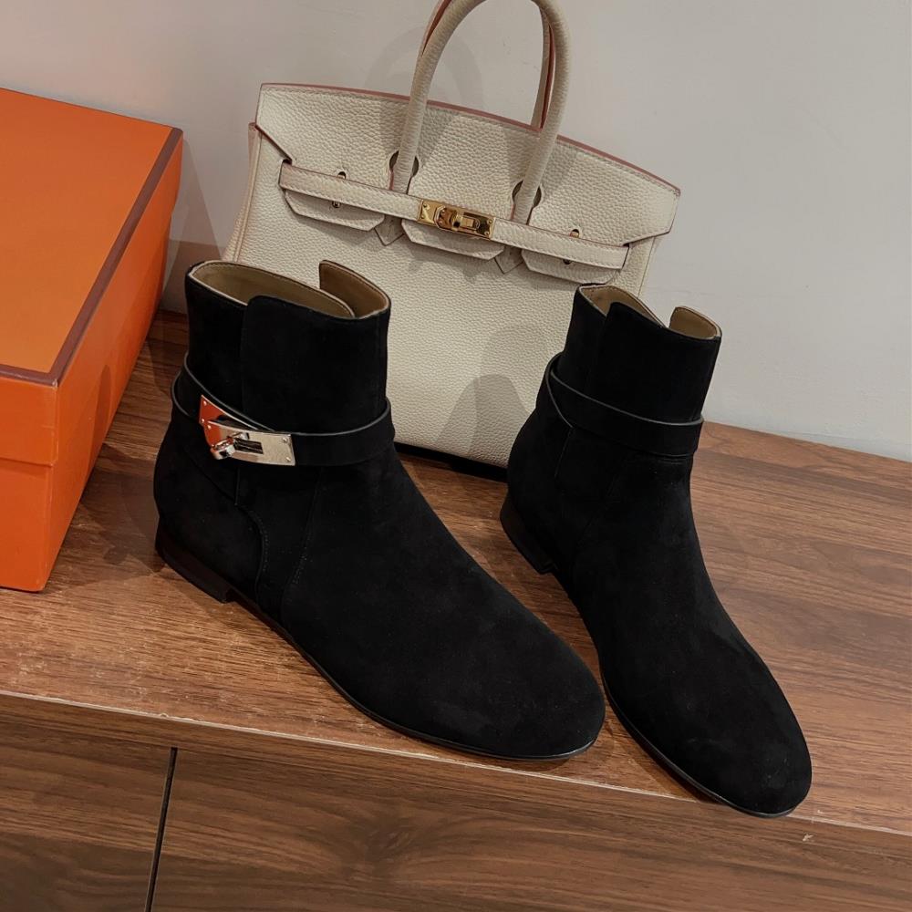 Hermes Neo and ankle boots autumn and winter short boots series fashionable and versatile super comfortable with every detail achieving ultimate c