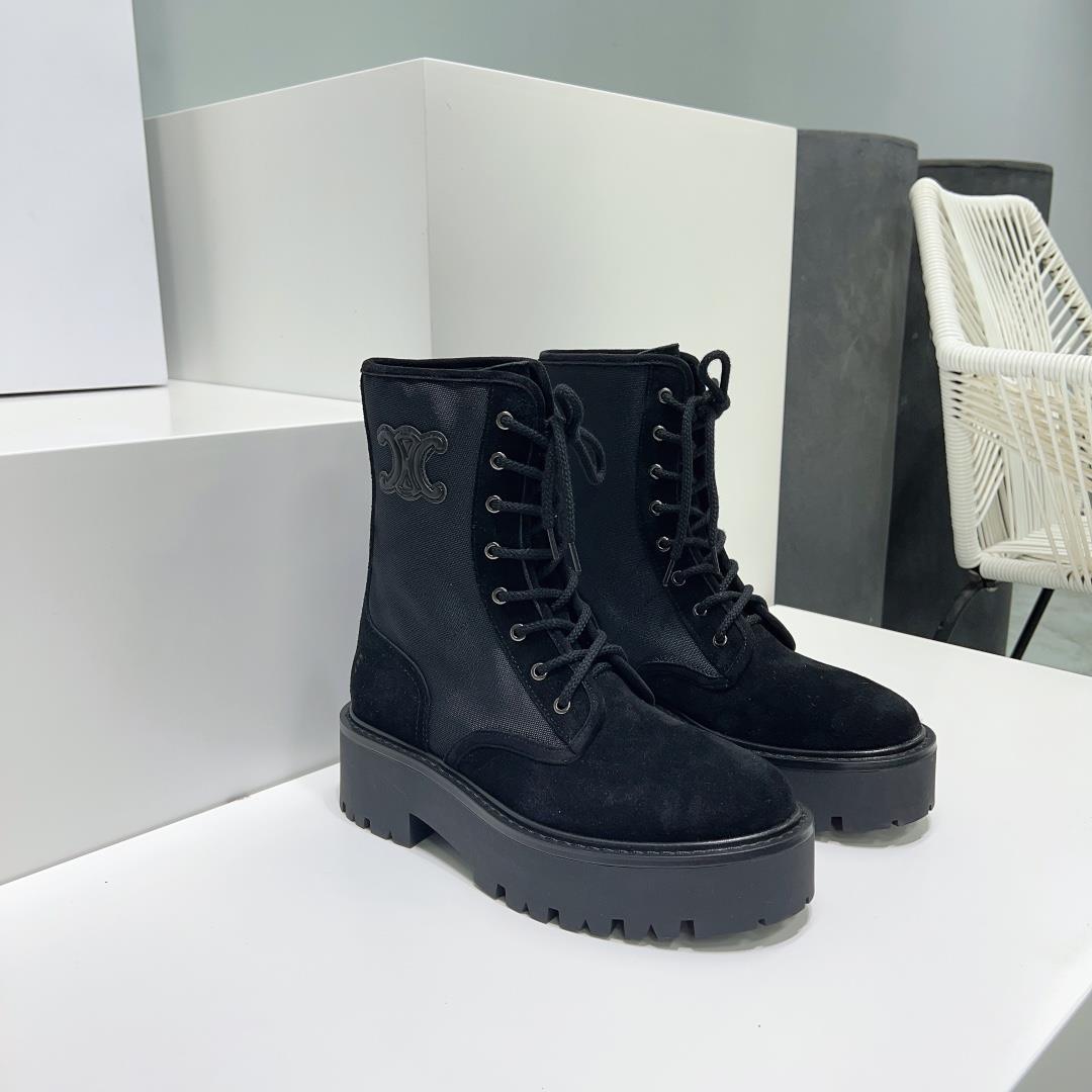 High quality factory produced Celine Sailing 23ss autumn and winter new style short boots