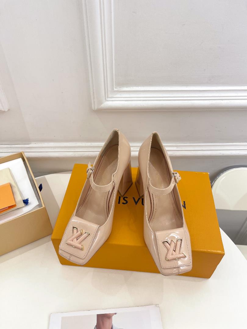 lv louis vuitton 2023 early spring new top version counter the last folk fang tou single single shoe