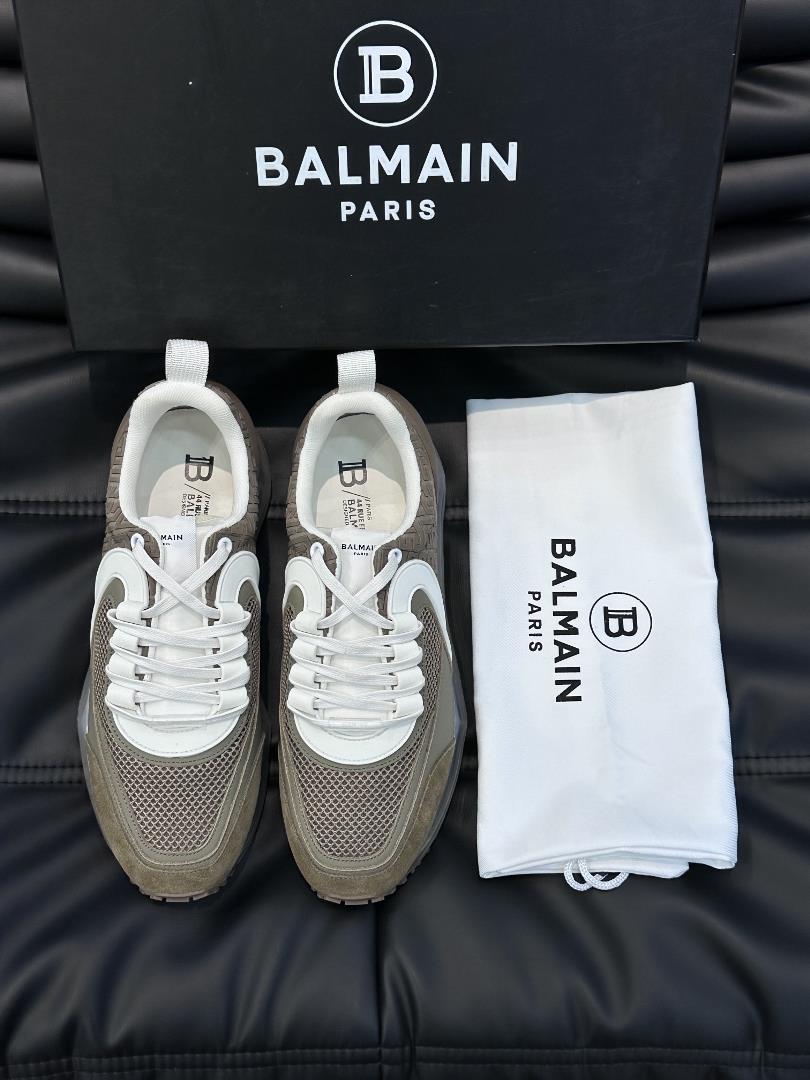 Balmain Balmans new air cushion sports shoes mens low top sports shoes purchase the or