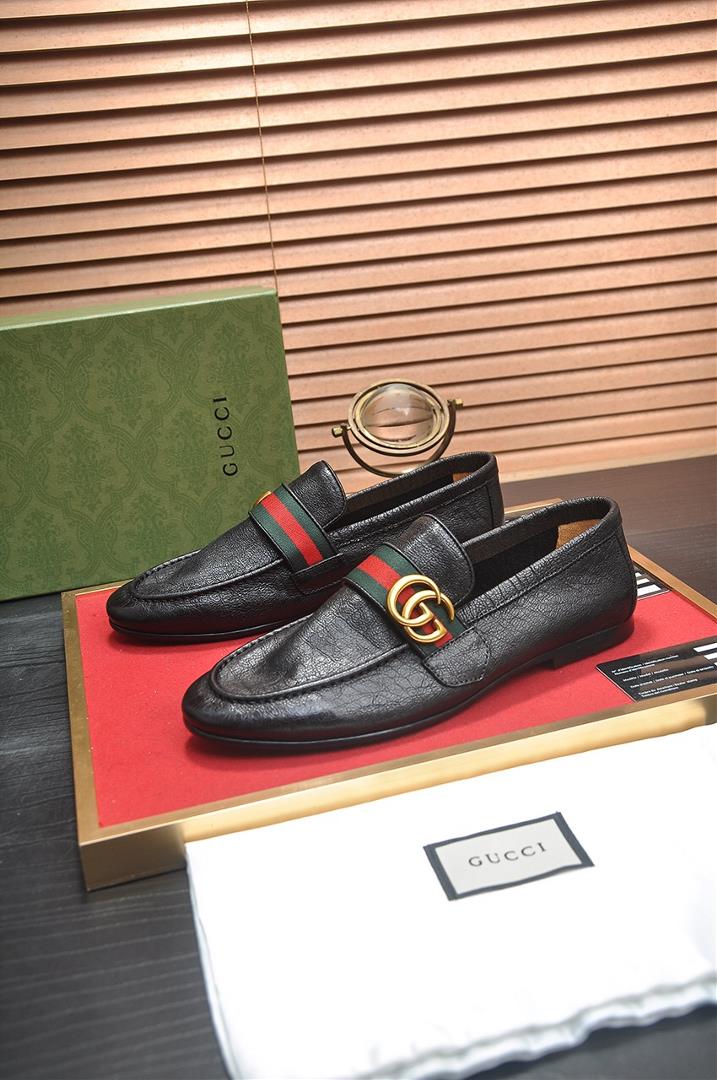 Gucci High end Niuli New Gucci Top Edition Gucci Classic Casual Leather Shoes Choose Impor