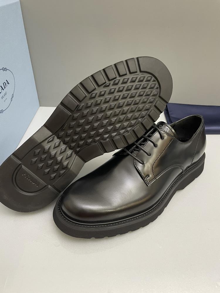 In conclusion Prada Mens Formal Leather Shoes with their retro design style are the epit