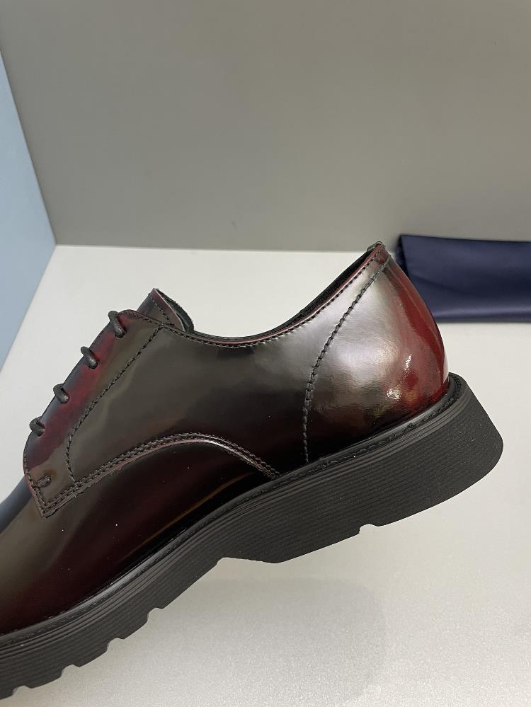 Furthermore Prada Mens Formal Leather Shoes are undeniably fashionable The retro design