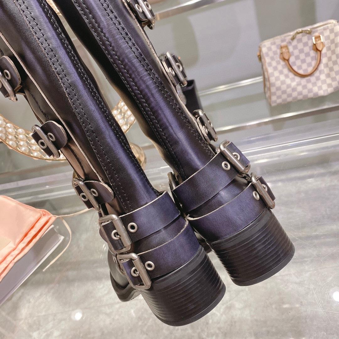 miumiu AutumnWinter New Product Limited Edition High Barrel Boots MIU Series Global Limit