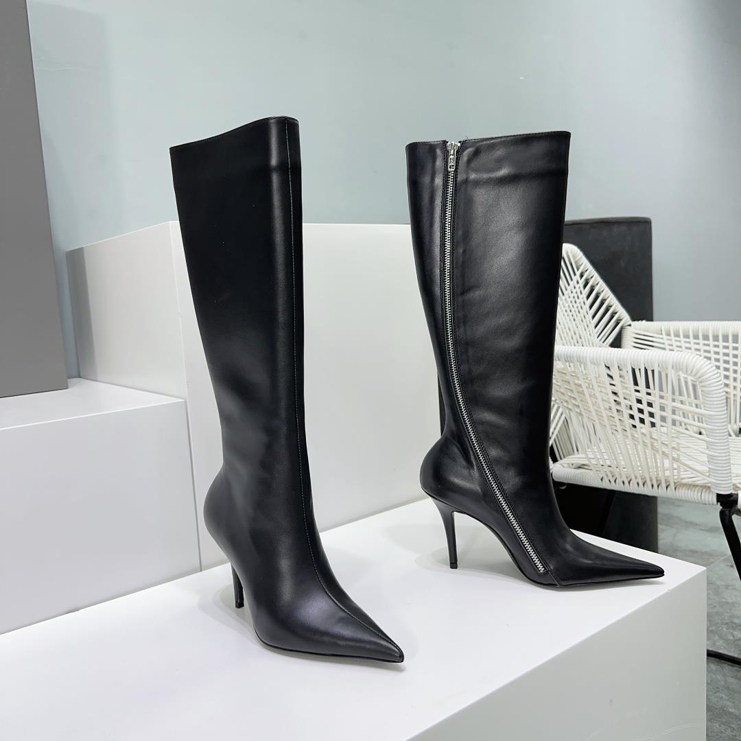 High quality factory produced long boots balenciaga Balenciaga 2023 autumnwinter pointed