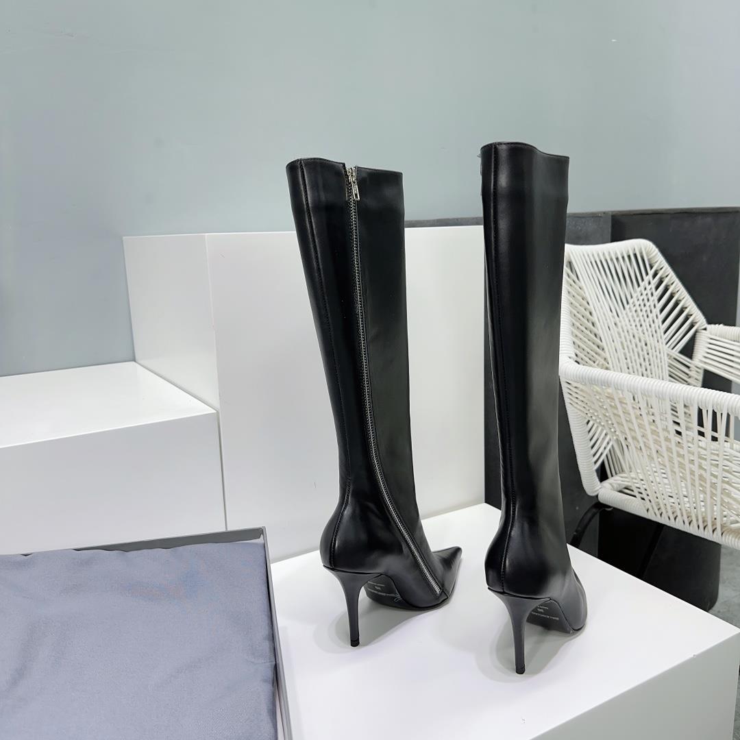 High quality factory produced long boots balenciaga Balenciaga 2023 autumnwinter pointed