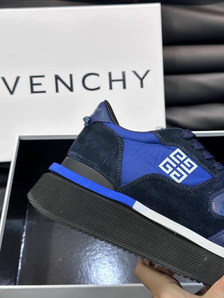 The givenchy brand new  mens thick sole elevated casual sports shoe features a highquali